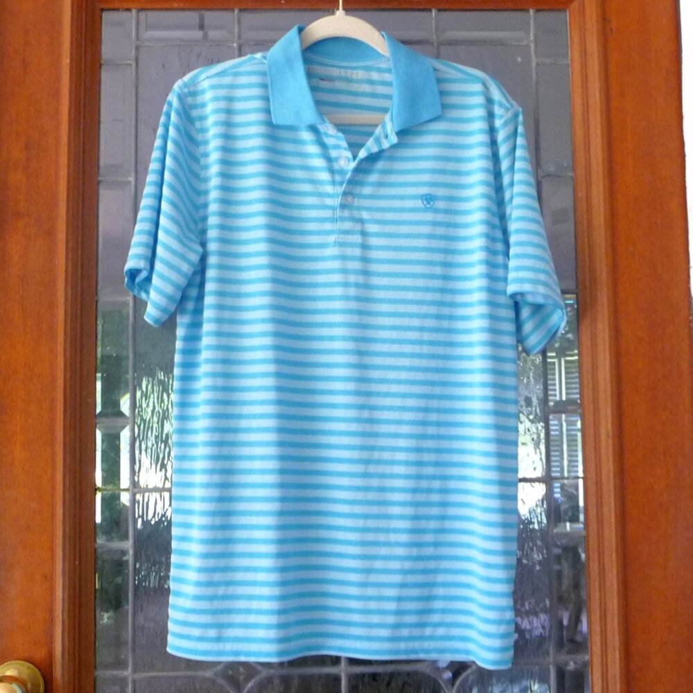 ARIAT Tek Heat Series Melange Polo Medium